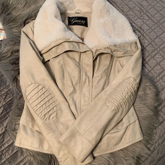 Guess Jackets & Blazers - New without tags Guess faux leather jacket.
